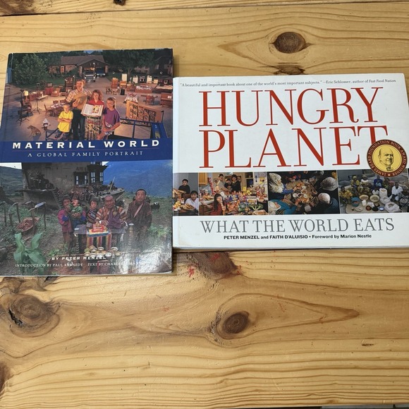 Other - Material World A Global Family Portrait Hungry Planet by Peter Menzel Homeschool